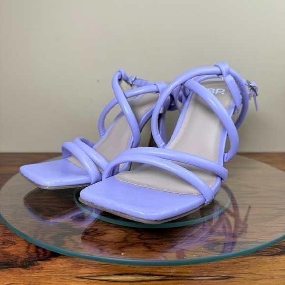NEW BP. Ashlyn Square Toe Strappy Sandal in Purple - Picture 5 of 16